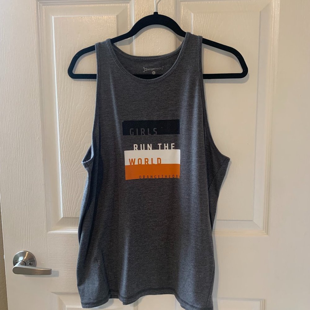 Orangetheory Fitness Women's Girls Run the World Tank, Size XL